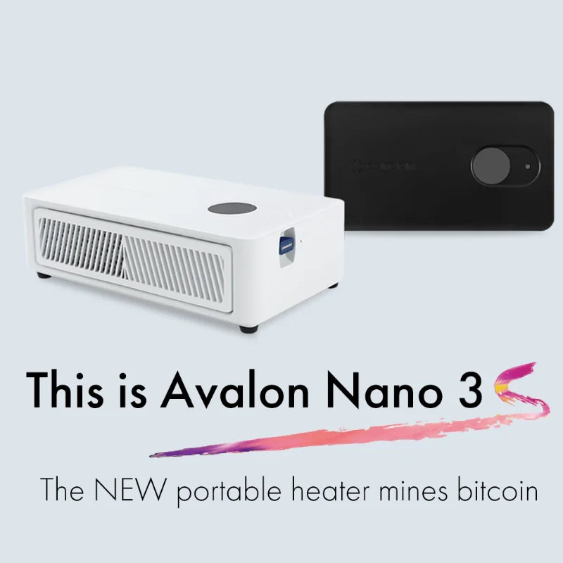 Canaan Official BTC Miner Avalon Nano3S 6 TH/S Bitcoin Mining Machine with Cannan PSU Nano3