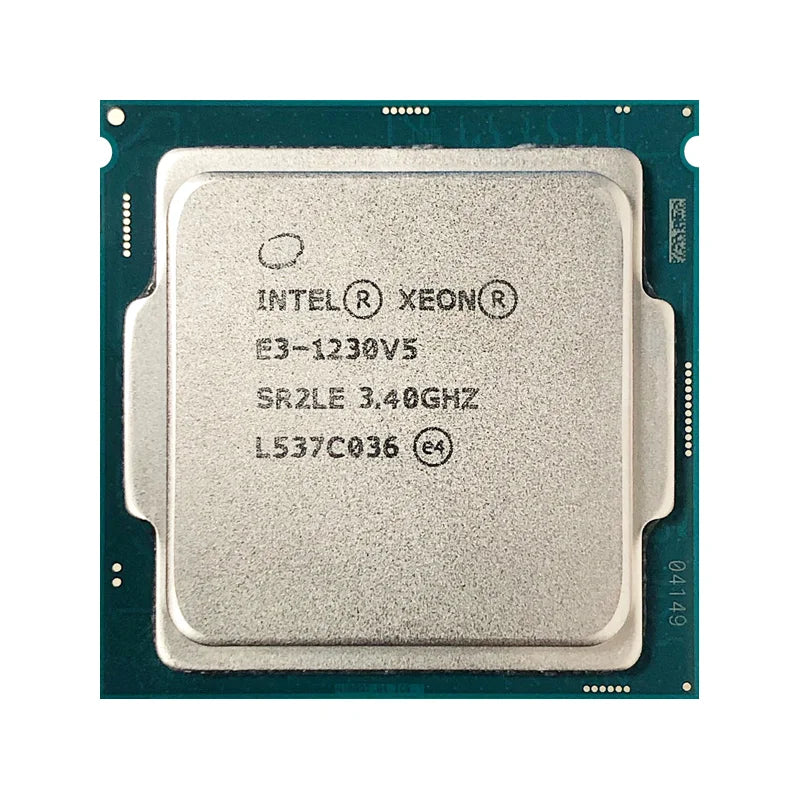Intel Xeon E3-1230 v5 E3 1230v5 E3 1230 v5 3.4 GHz Used 4-Core 8-Thread CPU  80W LGA 1151
