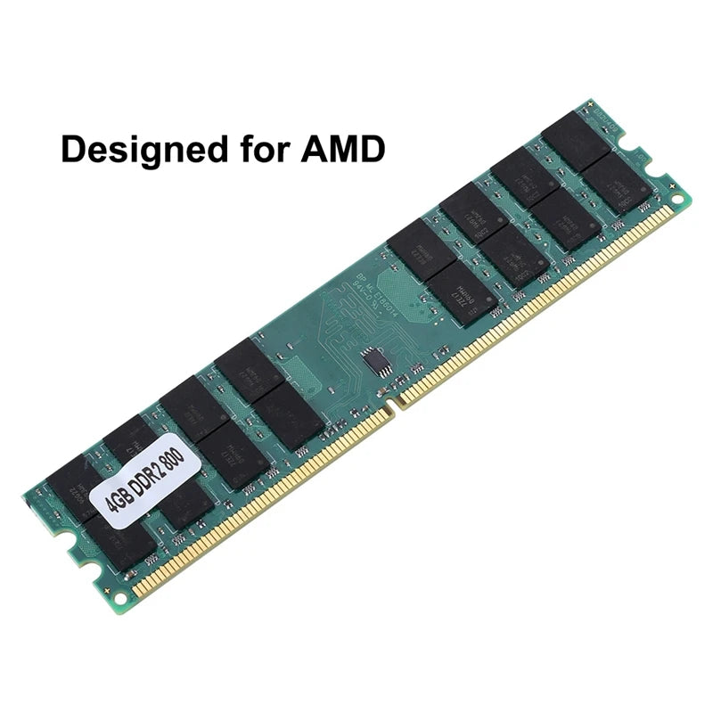 4Gb 4G Ddr2 800Mhz Pc2-6400 Computer Memory Ram Pc Dimm 240-Pin Compatible Amd Platform For Amd Dedicated Desktop Memory