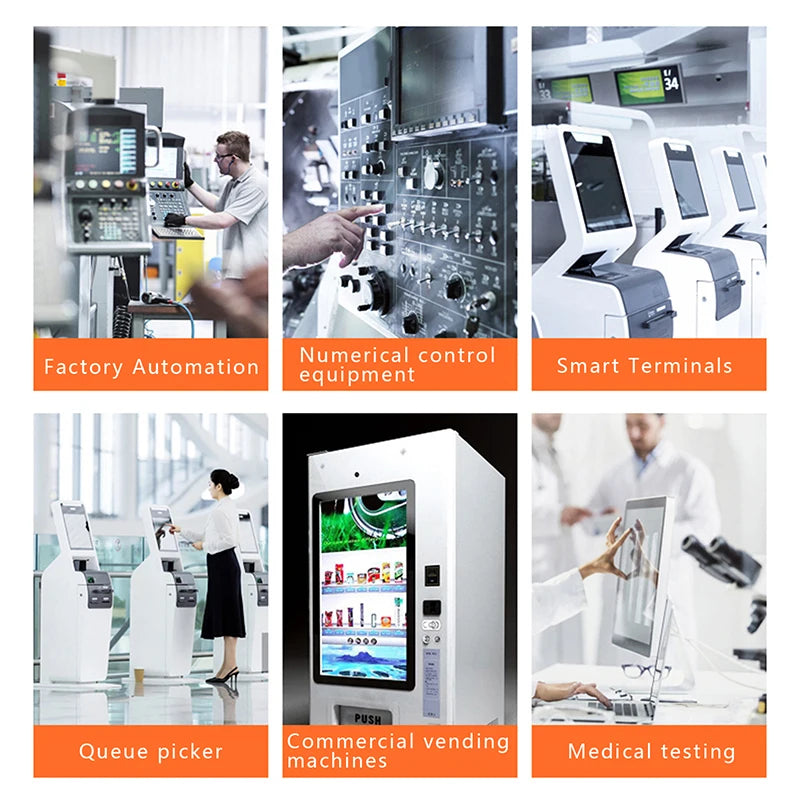 15 Inch Capacitive Touch Industrial Computer Intel i5-8365U CPU With WiFi Module Embedded Machine Tool Control PC