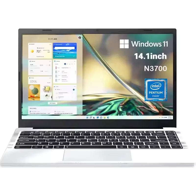 Intel Core i7-7500U 14.1 inch Laptop Computer Portable Windows 11 Notebook 12GB RAM 1TB 2TB SSD Office Study Laptops