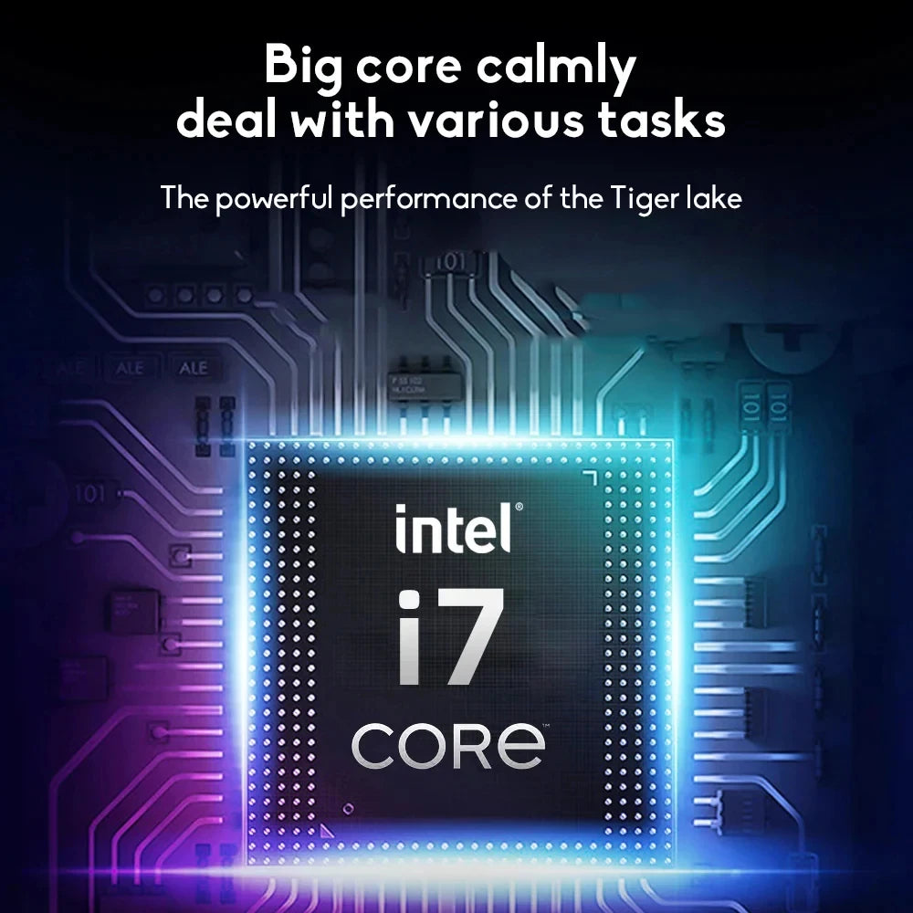 Intel Core i7-7500U 14.1 inch Laptop Computer Portable Windows 11 Notebook 12GB RAM 1TB 2TB SSD Office Study Laptops