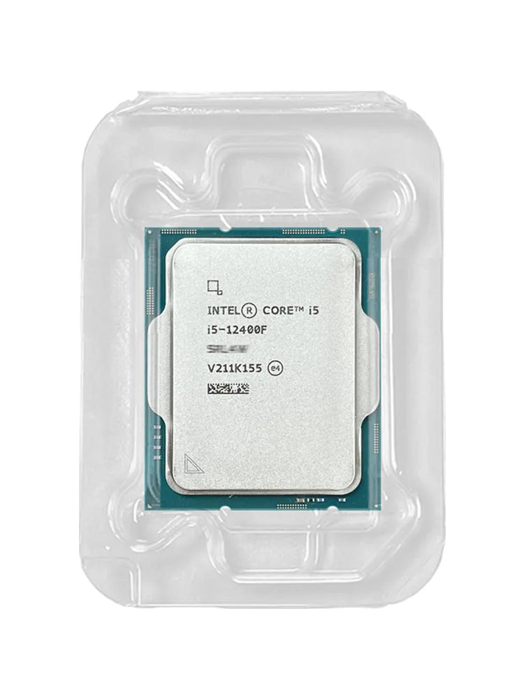 Intel Core i5-12400F New i5 12400F 2.5 GHz 6-Core 12-Thread CPU  10NM L3=18M 65W LGA 1700