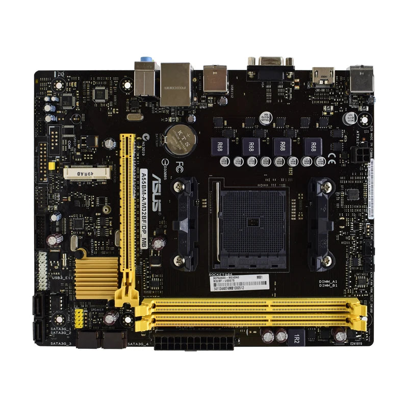 ASUS A55BM-A Motherboard A55BM-A/M32BF socket FM2+ AMD A55 DDR3 32GB support A10-6800B A10-7700K A10-5700 A10-7890K A6-5400B cpu