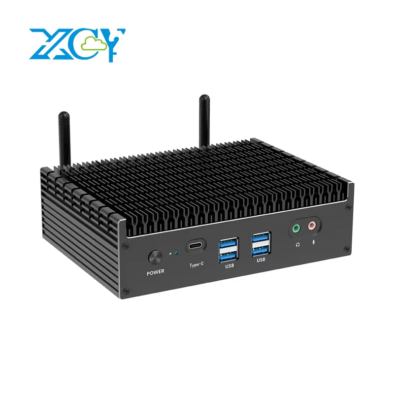 Intel 13th Generation i7 1355U i5 1335U Min PC Dual-DDR4 2x M.2 NVME SSD Slots Windows 11 4K UHD WiFi6 Thunderbolt 4 Fanless
